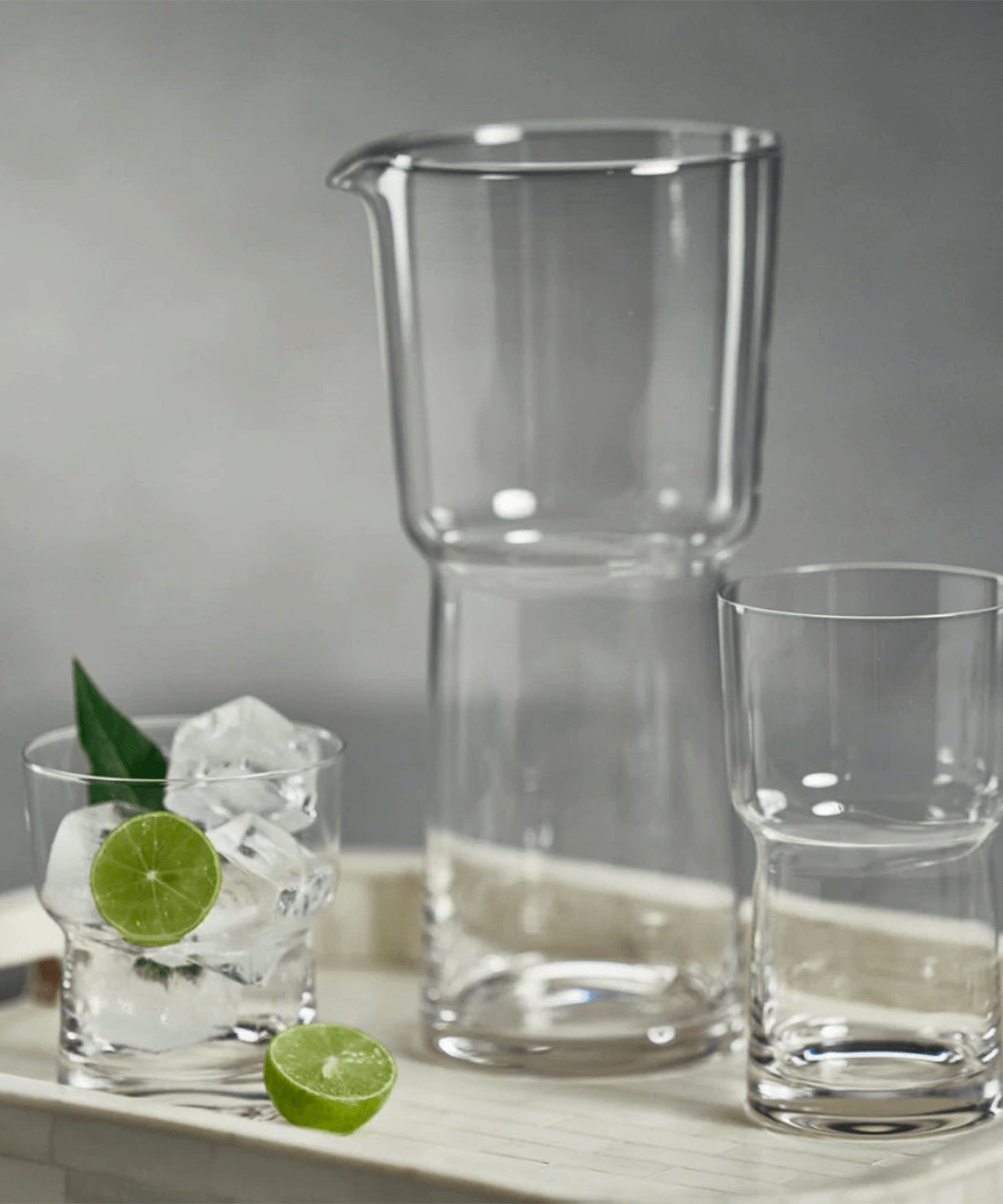 Skive Blown Glass - Double Old Fashioned Glass - Stephenson House