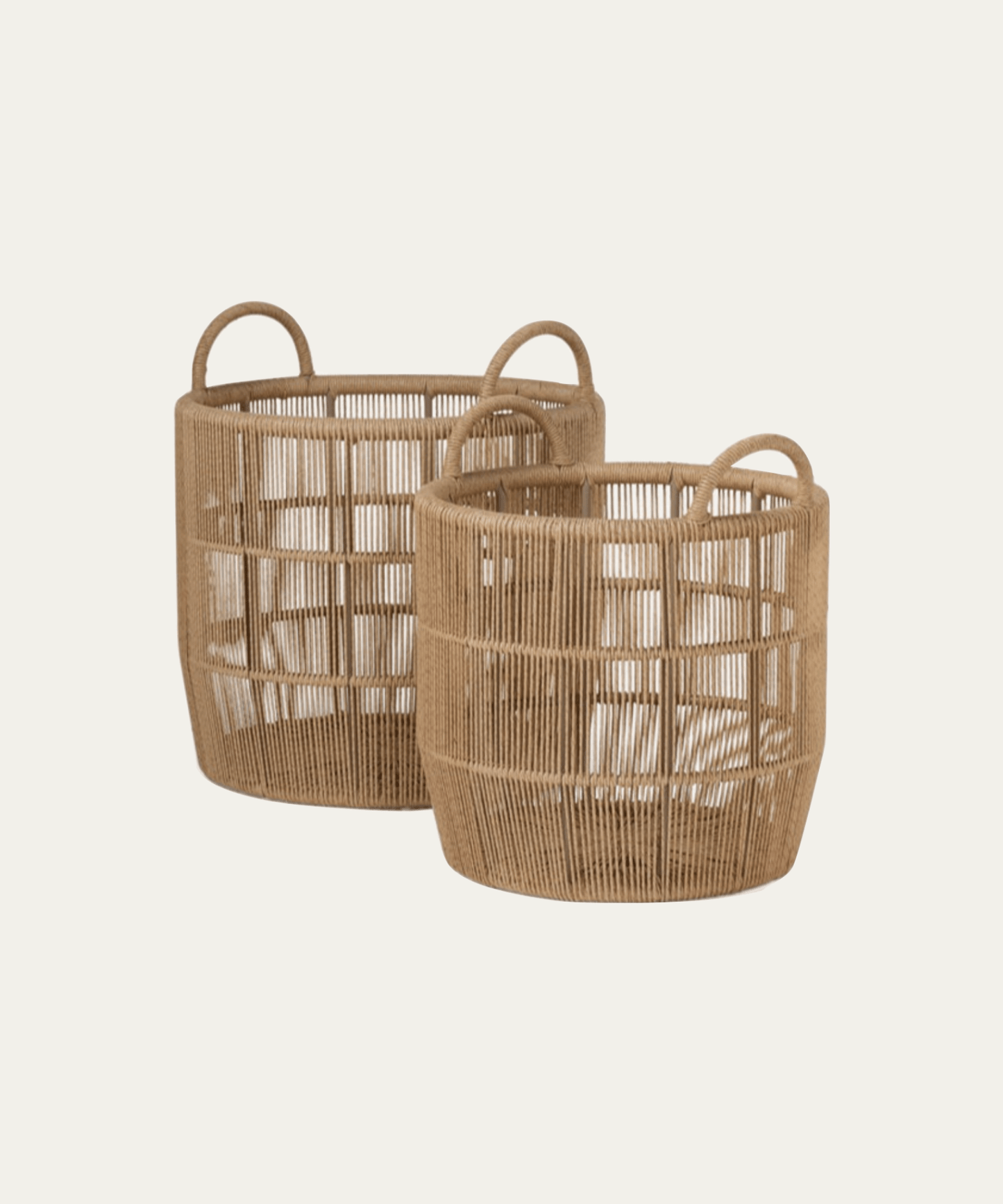 Alcoy Basket Set, Brown - Stephenson House