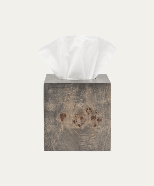 Bern Tissue Box, Ash Gray - Stephenson House