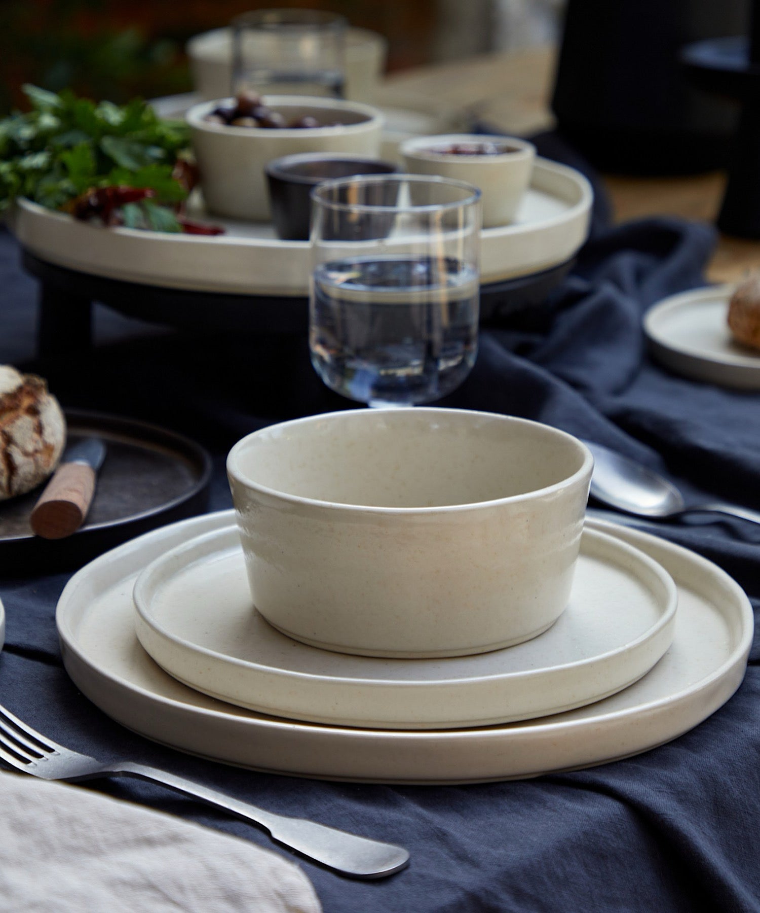 Lagoa Stone Salad / Dessert Plate - Stephenson House