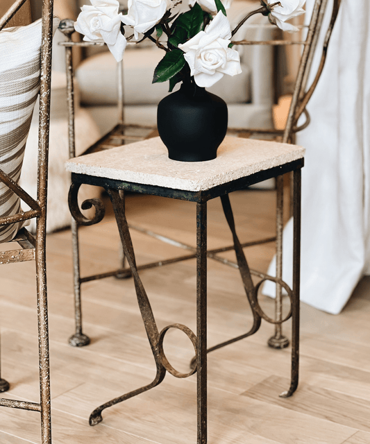 Limestone Side Table - Stephenson House