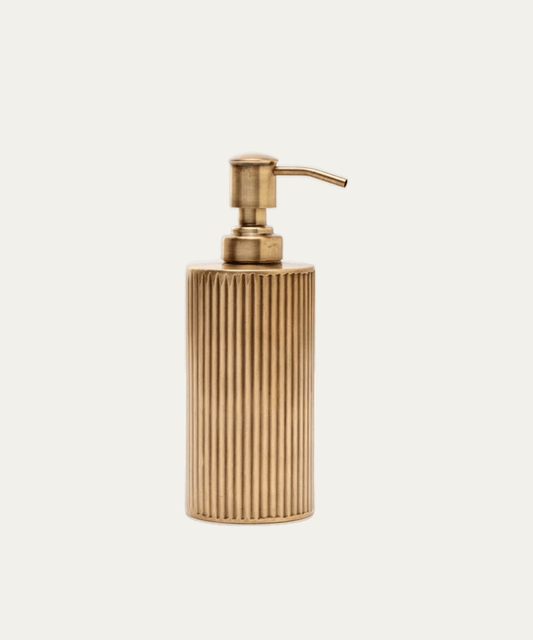 Redon Soap Pump, Antique Brass - Stephenson House