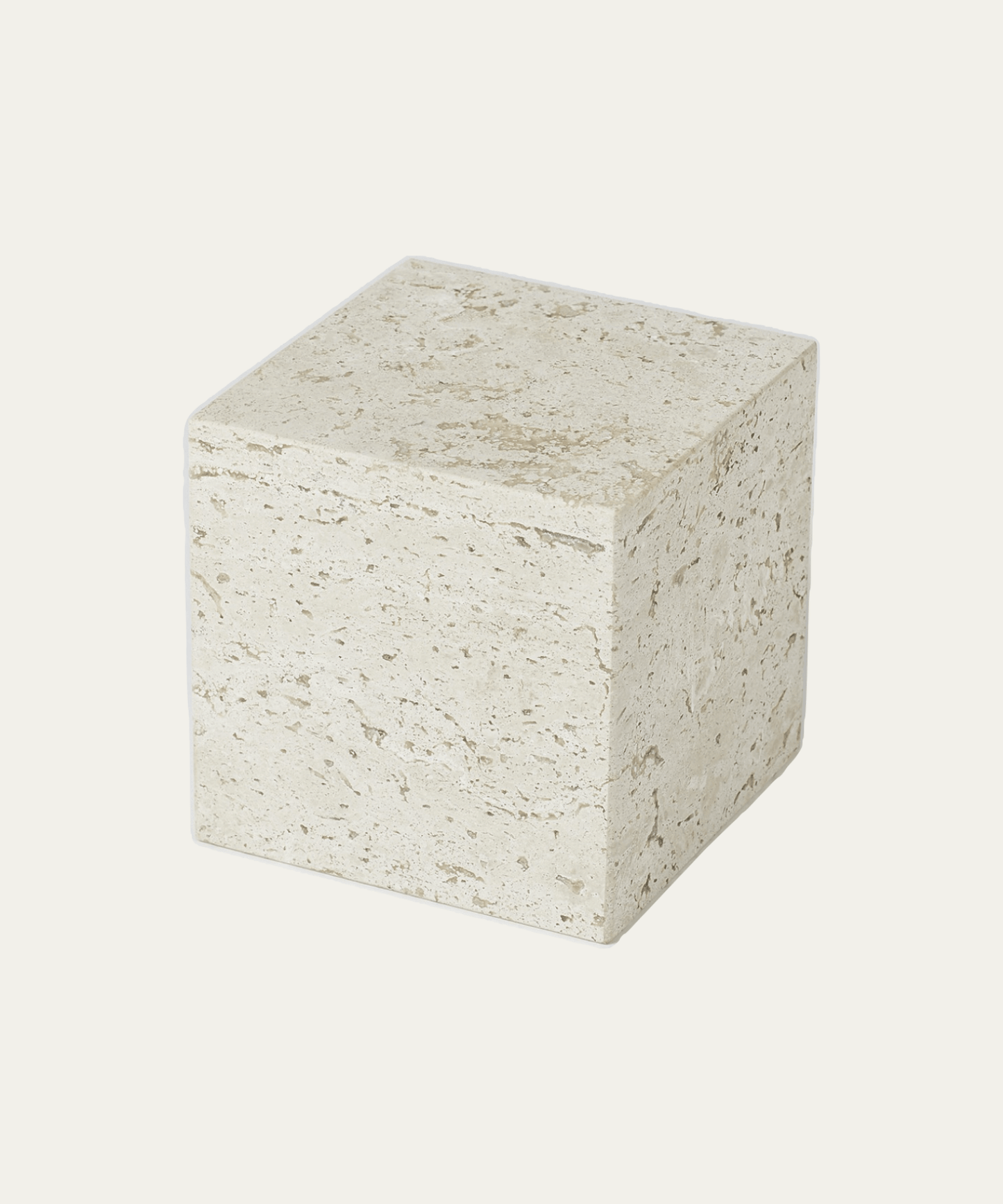 Travertine Cube Riser, 2 Sizes - Stephenson House