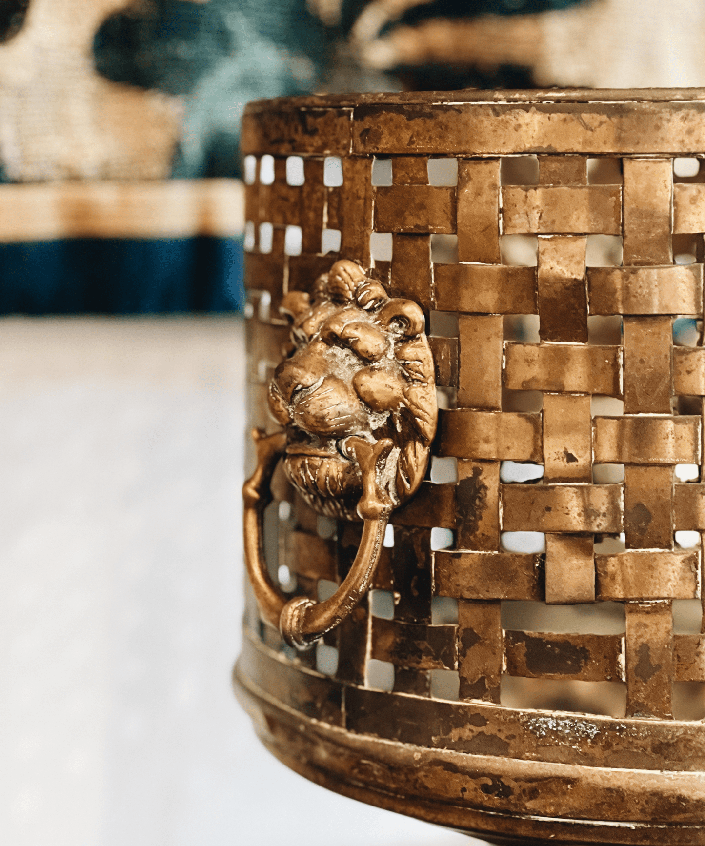 Vintage Brass Planter - Stephenson House