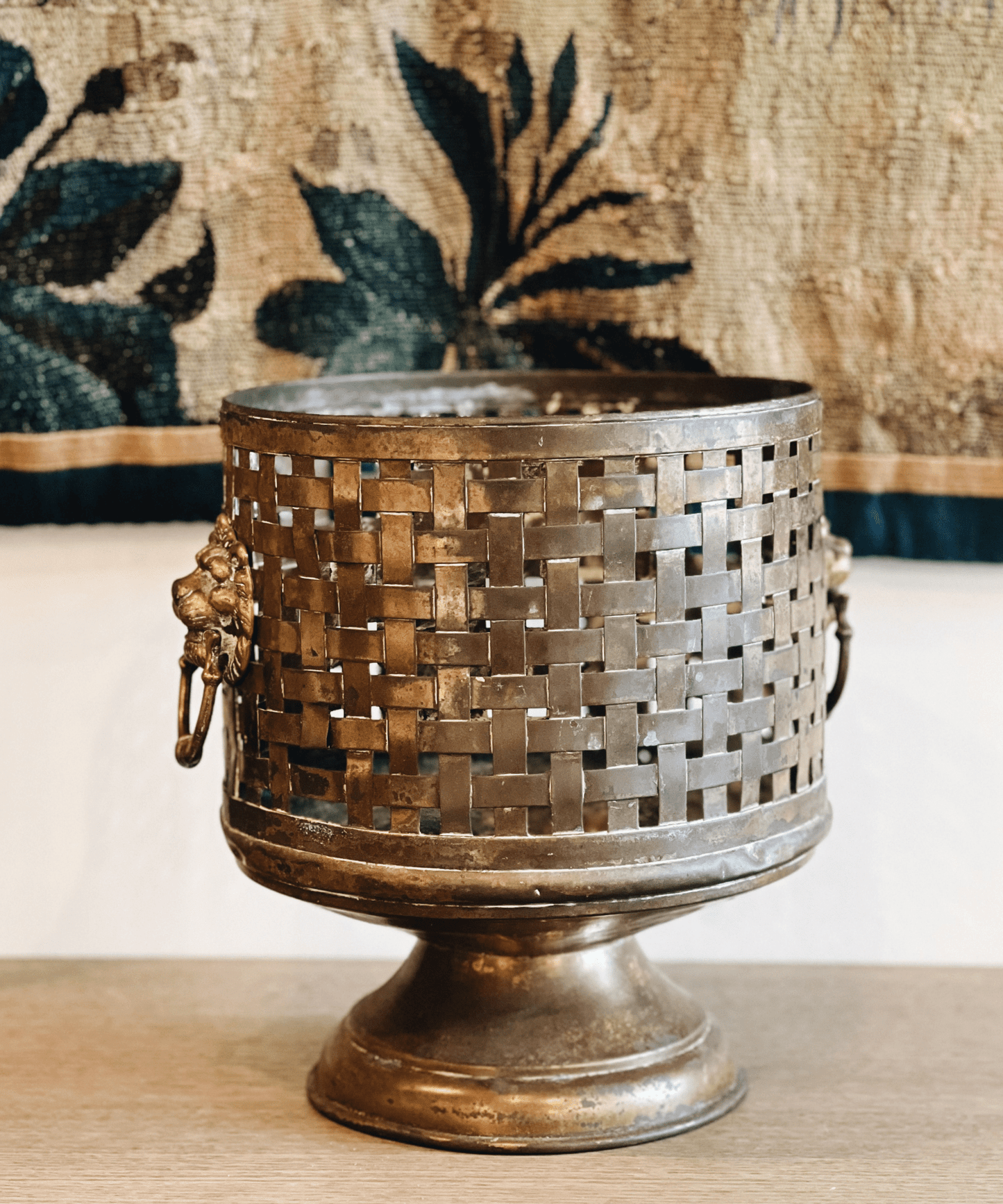 Vintage Brass Planter - Stephenson House