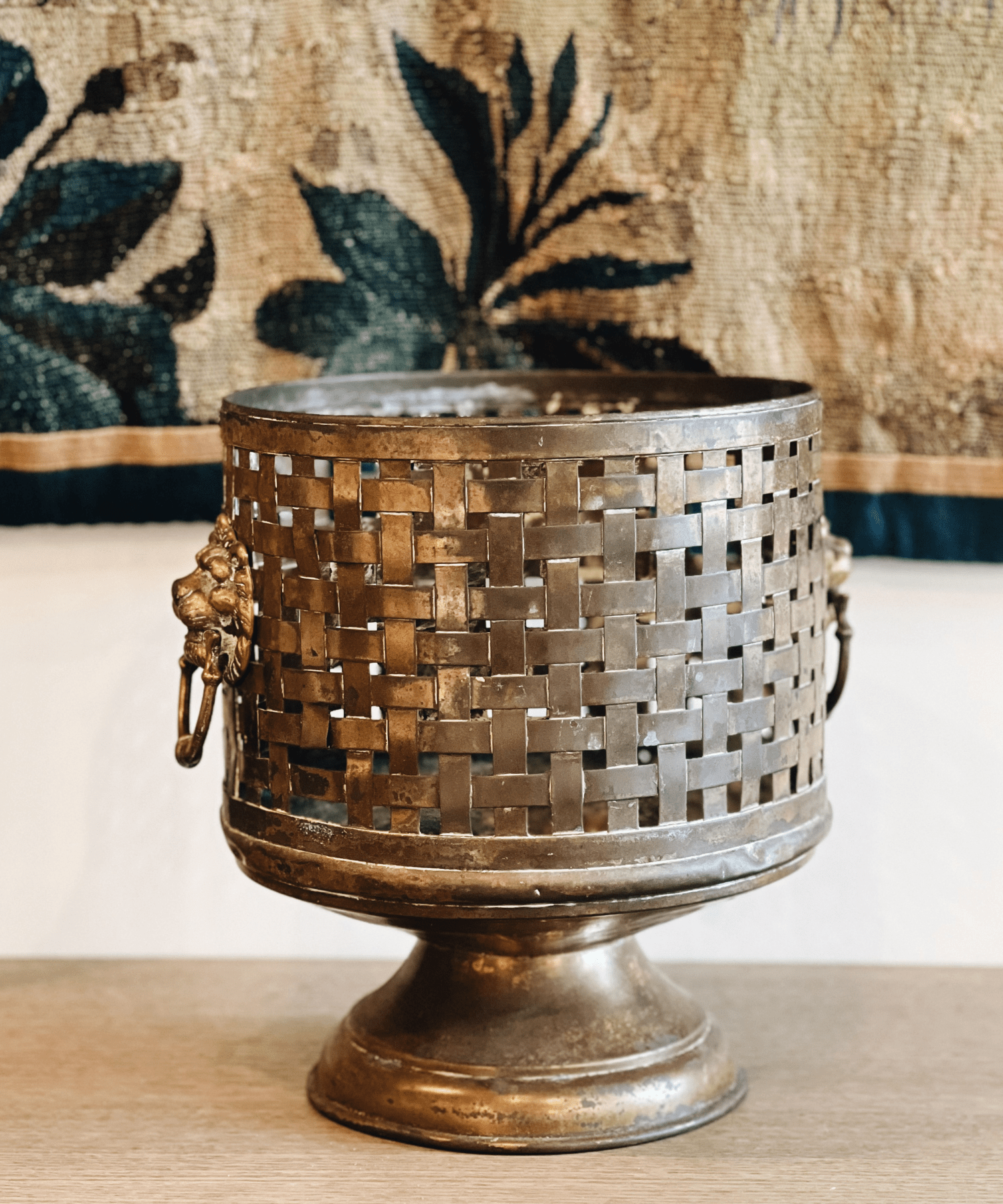 Vintage Brass Planter - Stephenson House