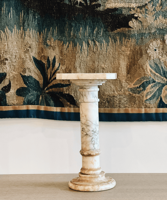 Vintage Marble Pedestal - Stephenson House