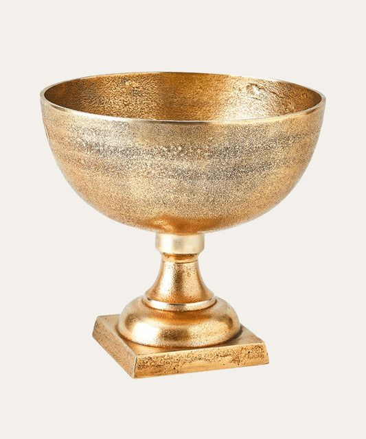 Pedestal Bowl, Antique Brass - Stephenson House