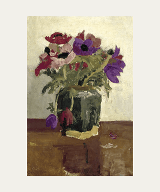 Purple Floral Still Life, Print - Stephenson House