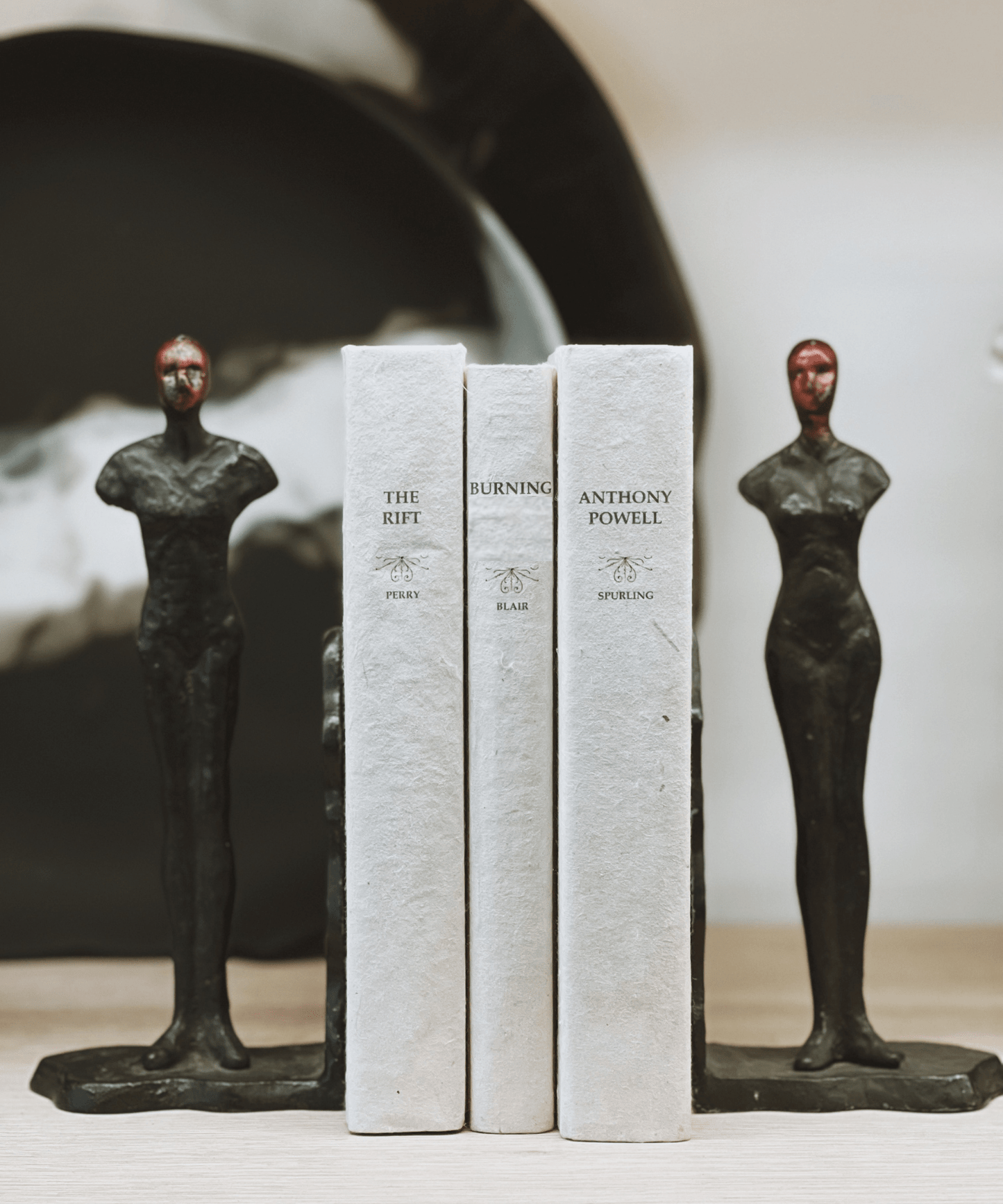 Vintage Cast Iron Bookend, Pair - Stephenson House