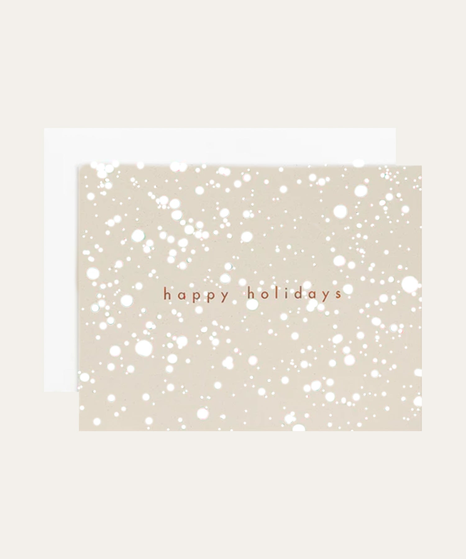 White Drip, Holiday Card - Stephenson House